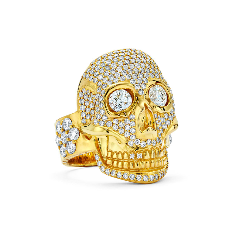 Diamond Skull Ring | Buddha Mama